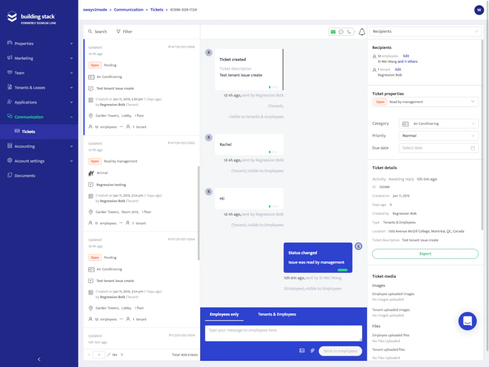 screenshot of Building Stack